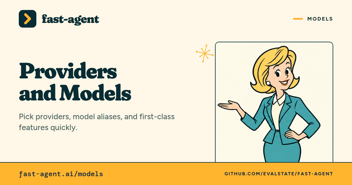 Providers and Models - fast-agent documentation