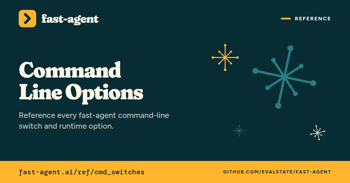 Command Line Options - fast-agent documentation