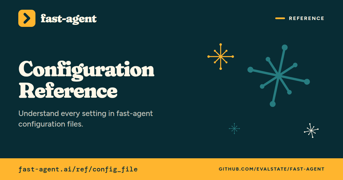 Configuration Reference - fast-agent documentation